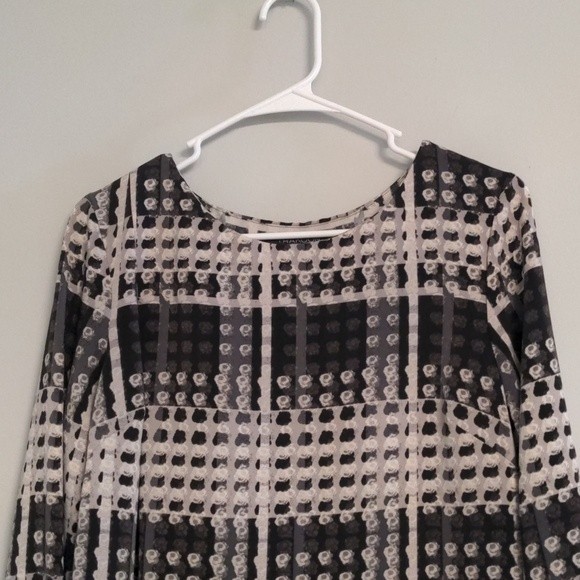 Thakoon for Design Nation Black and‎ White Long Sleeve Dress Size Small - Picture 2 of 16